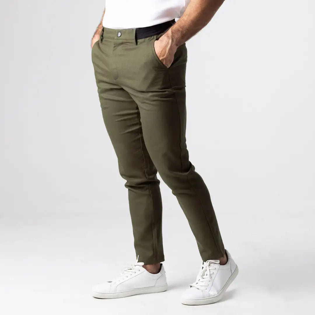The Comfortable Slim Fit Soft Chino Trousers