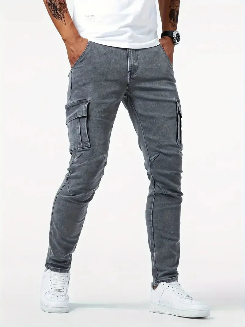 The Side Pocket Slim Fit Trousers