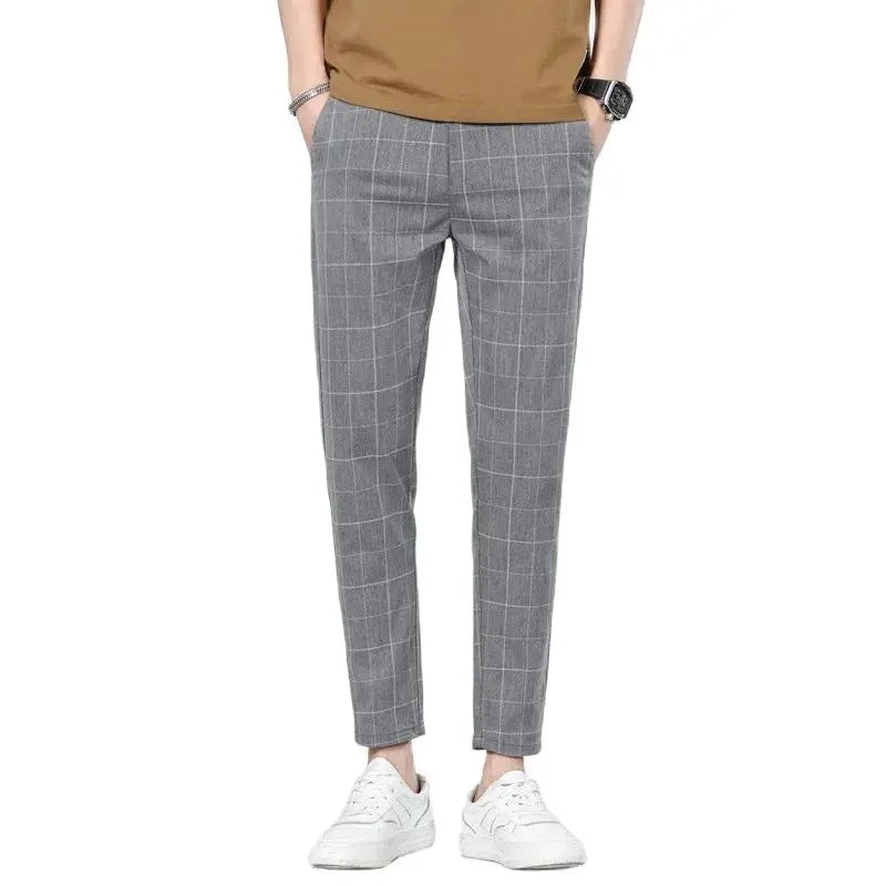 The Business Slim Short Ankle Trousers