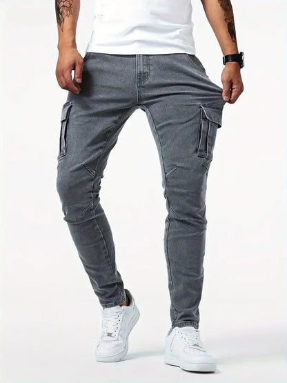 The Side Pocket Slim Fit Trousers