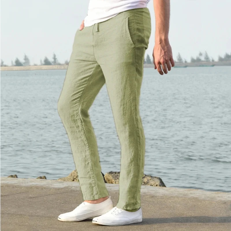 The cotton linnen trousers