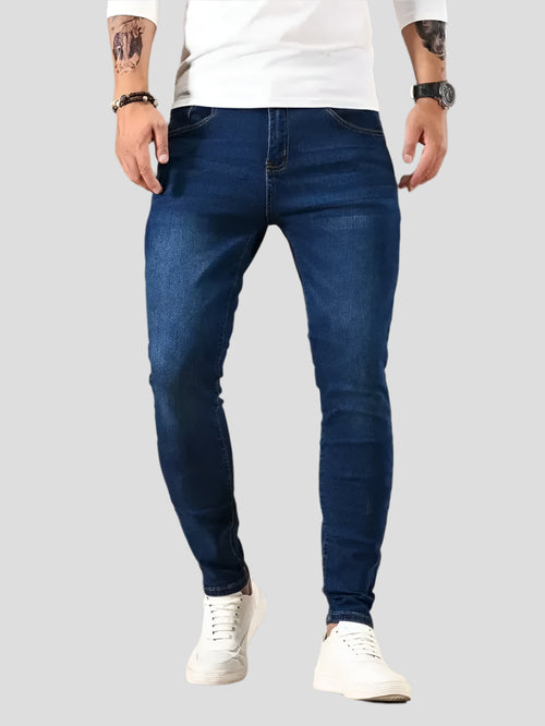The Slim Fit Stretch Denim Trousers