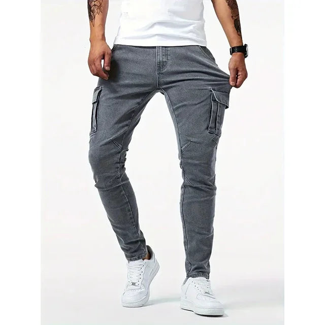 The Side Pocket Slim Fit Trousers