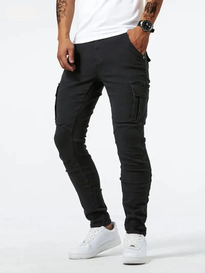 The Side Pocket Slim Fit Trousers