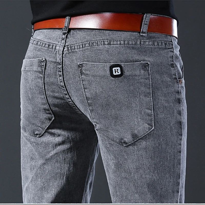 The Slim Fit Denim Trousers