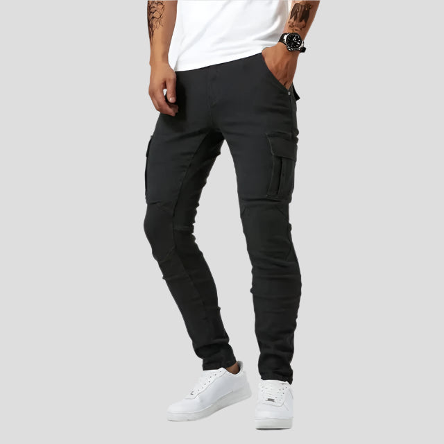 The Side Pocket Slim Fit Trousers