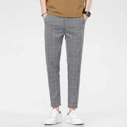 The Business Slim Short Ankle Trousers