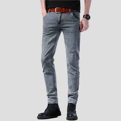 The Slim Fit Denim Trousers