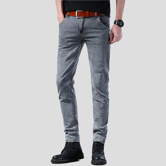 The Slim Fit Denim Trousers