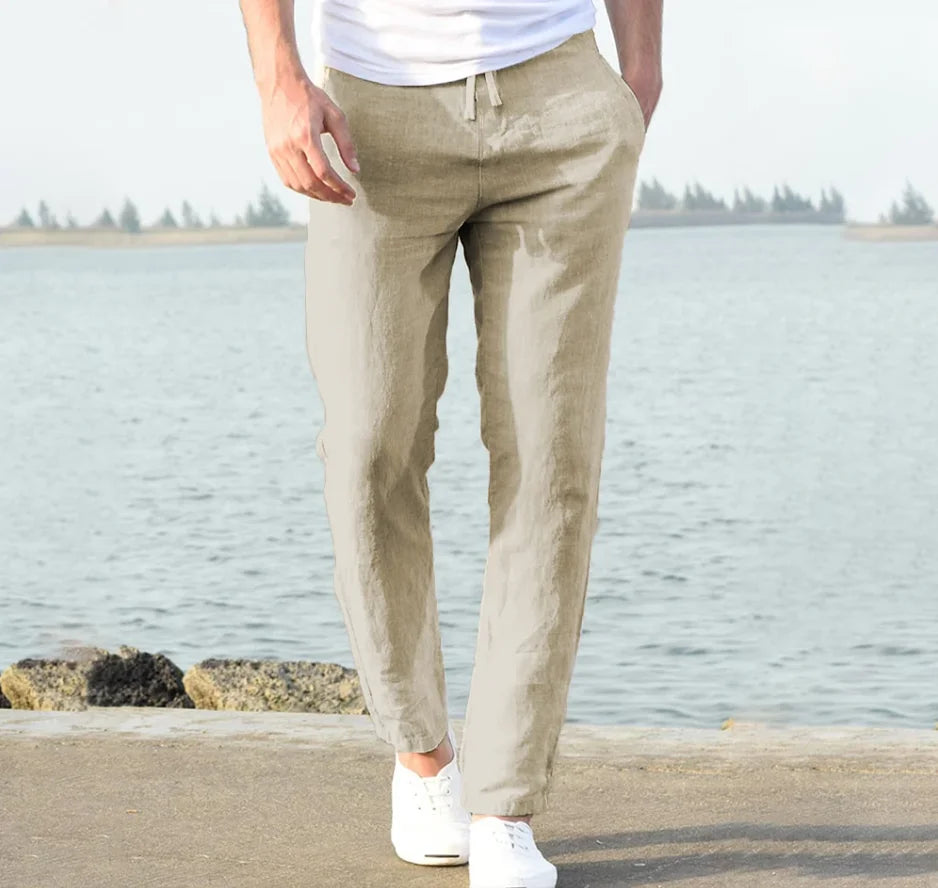 The cotton linnen trousers