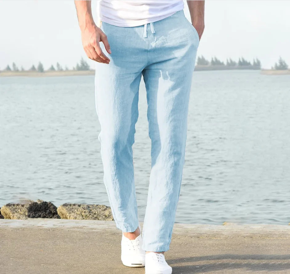 The cotton linnen trousers