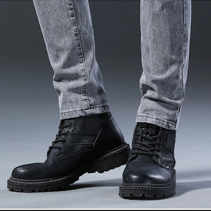 The Slim Fit Denim Trousers